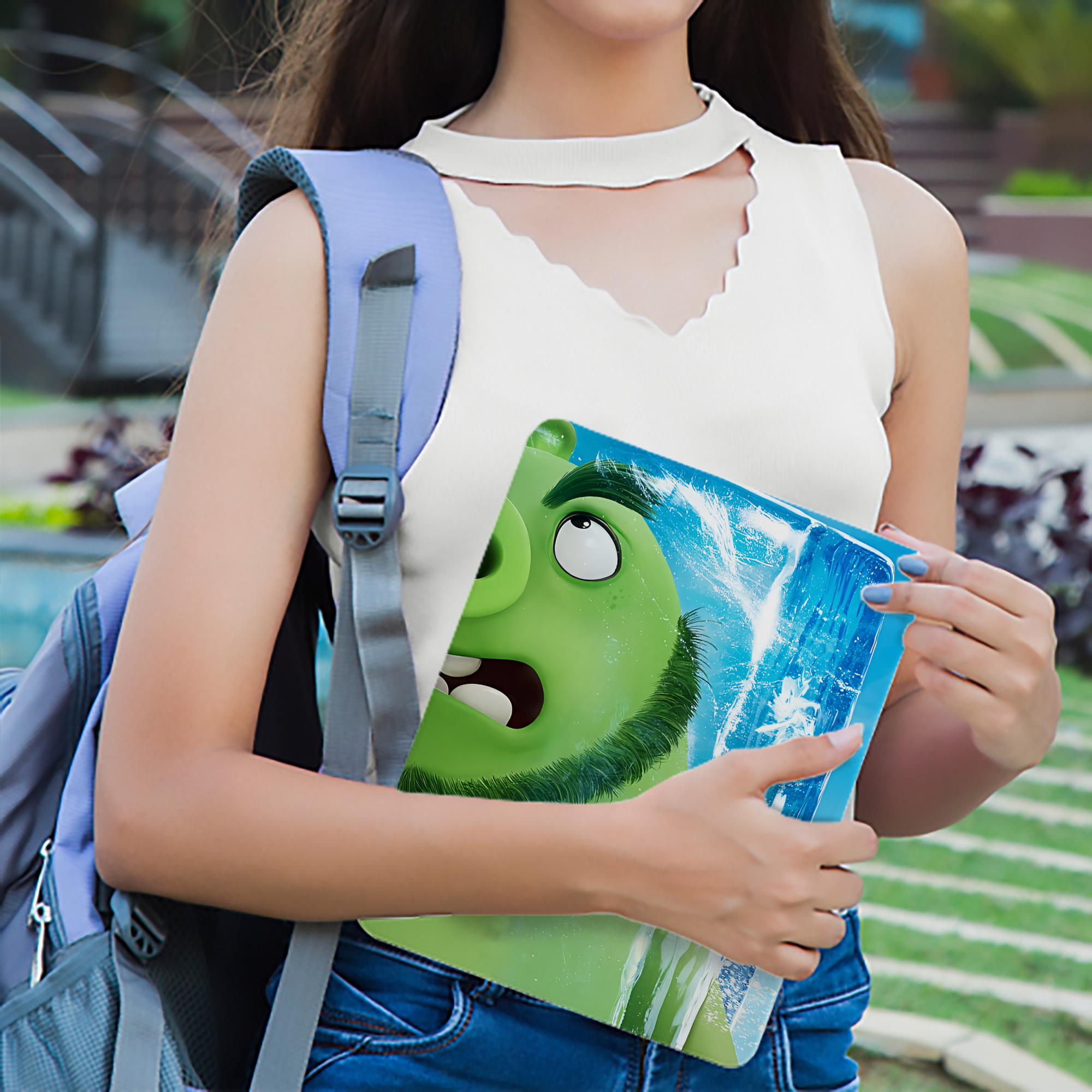 Angry Birds アングリーバード IPad ケース ブック型 PUレザー TPU 耐衝撃 軽量 薄型 ペン収納なし 全面保護 IPad 各モデル対応