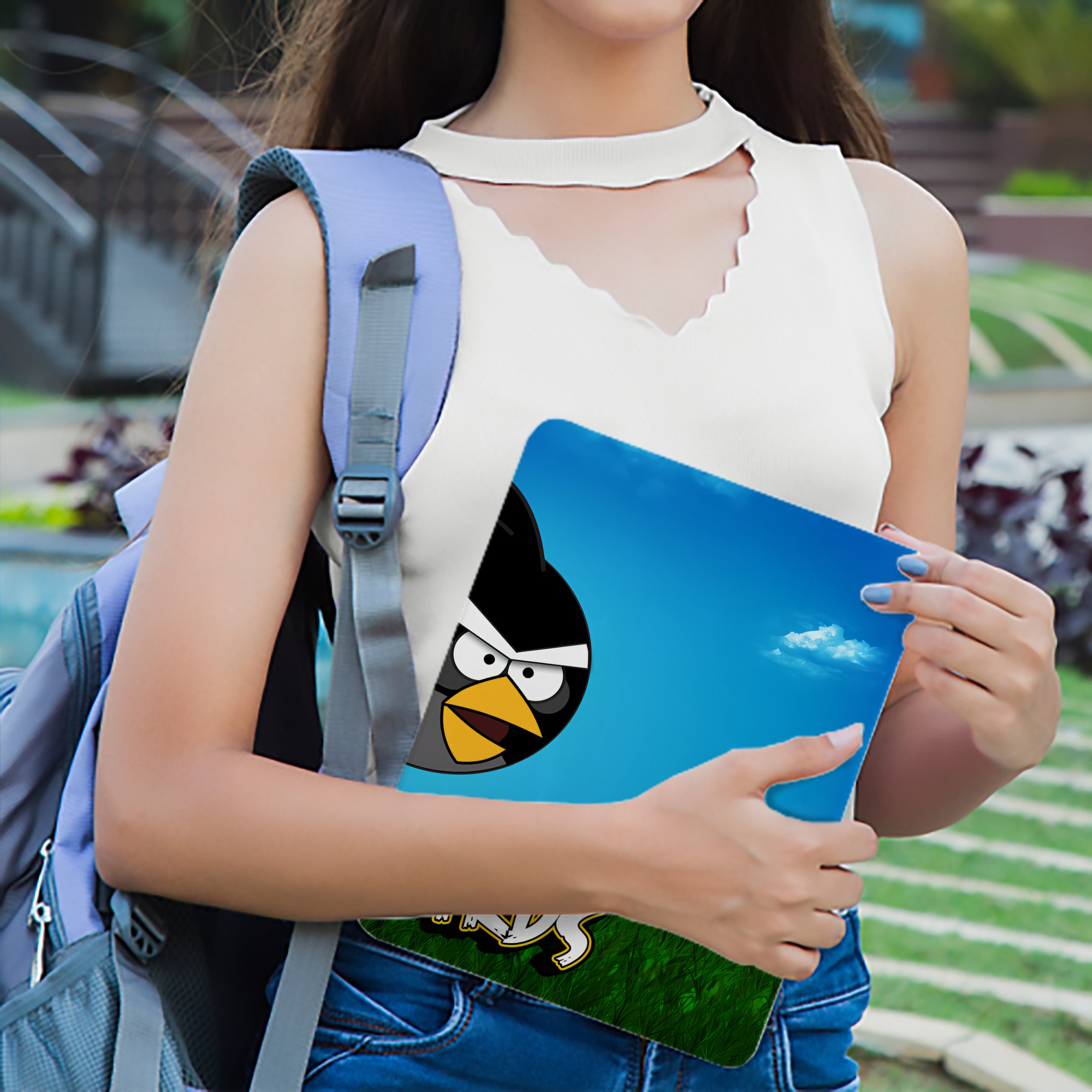 Angry Birds アングリーバード IPad ケース ブック型 PUレザー TPU 耐衝撃 軽量 薄型 ペン収納なし 全面保護 IPad 各モデル対応