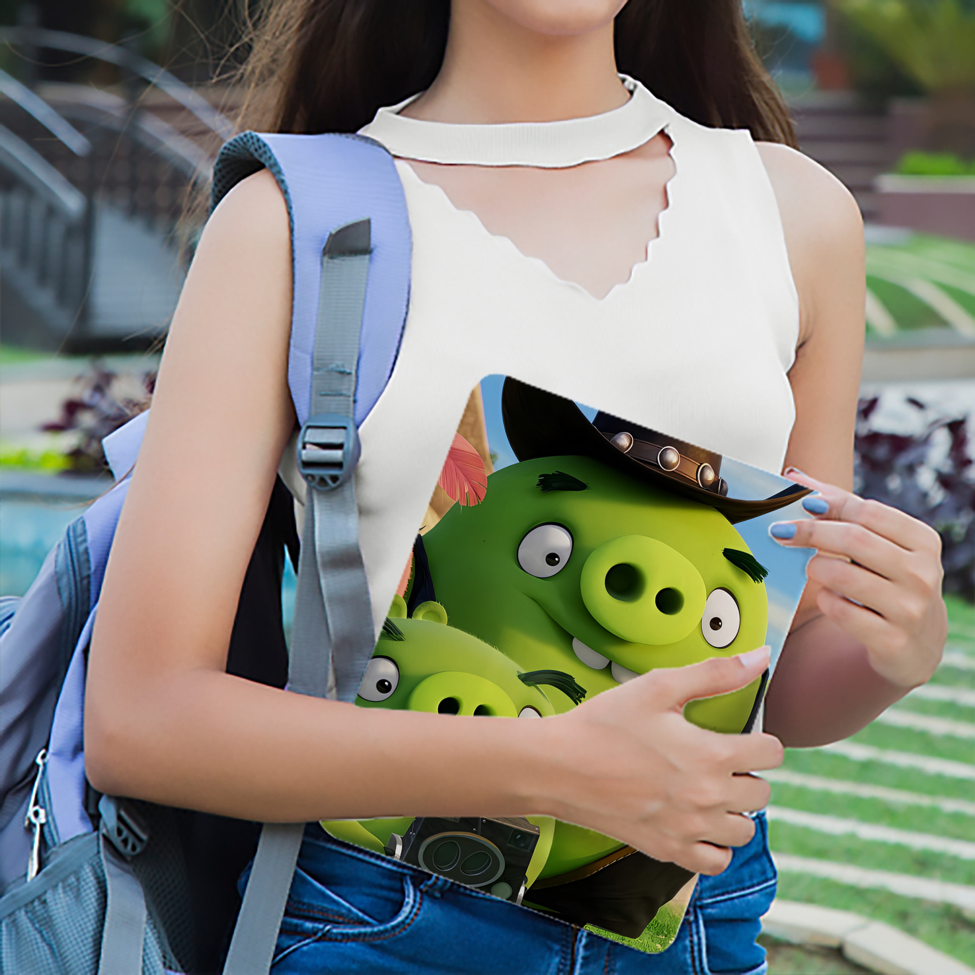 Angry Birds アングリーバード IPad ケース ブック型 PUレザー TPU 耐衝撃 軽量 薄型 ペン収納なし 全面保護 IPad 各モデル対応