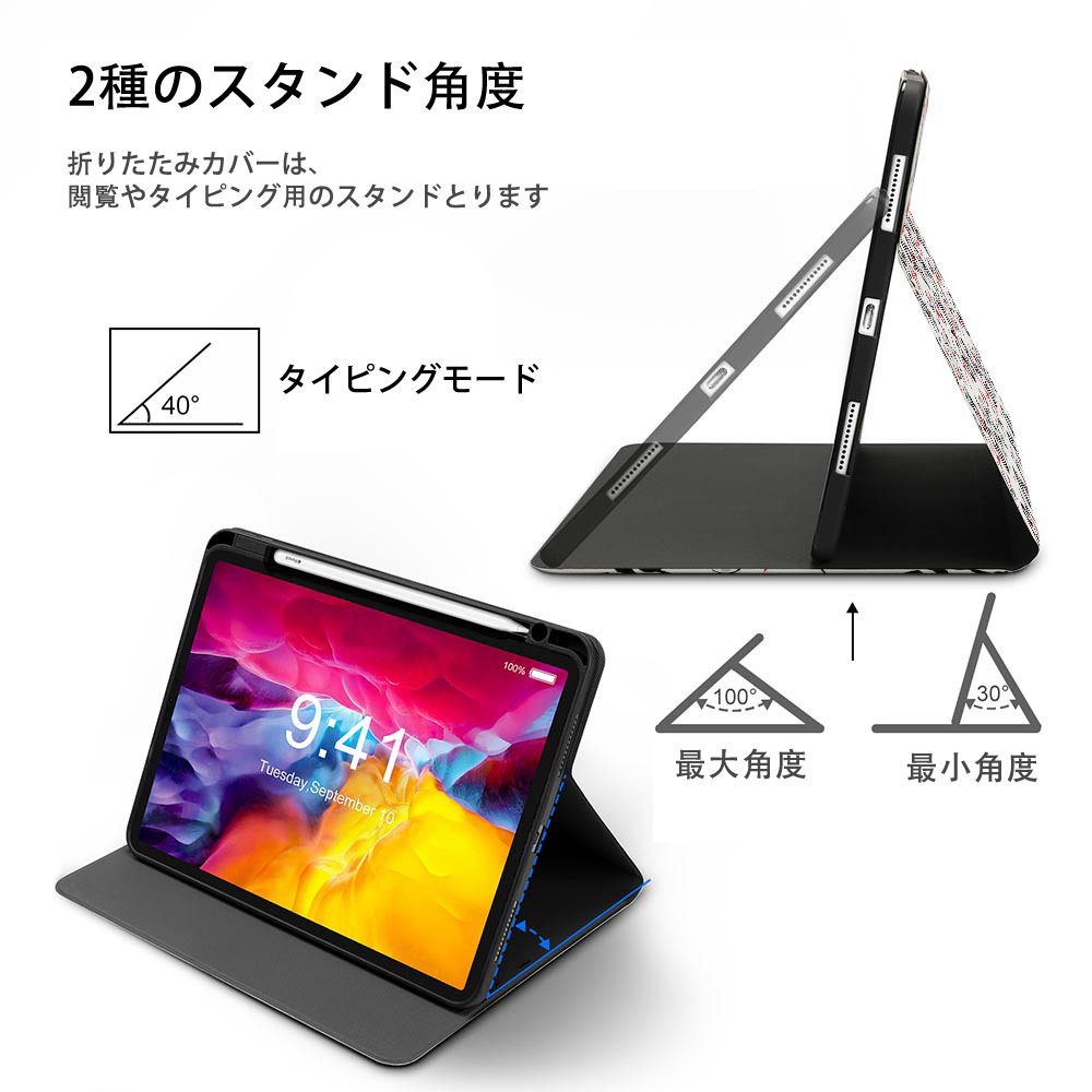 Angry Birds アングリーバード IPadケース ペンホルダー付き ブックスタイルデザイン