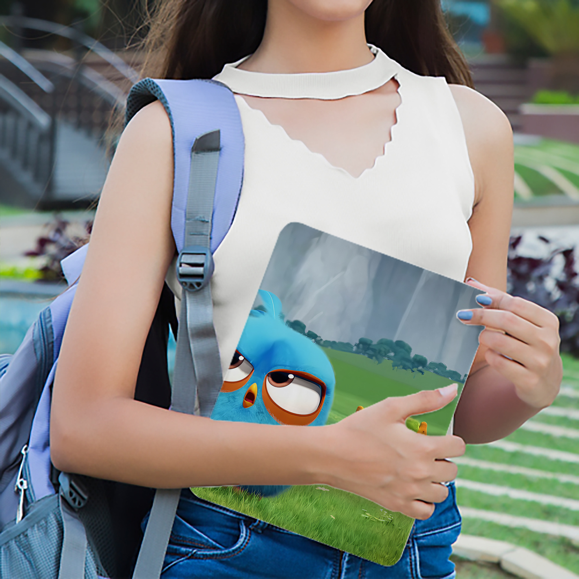 Angry Birds アングリーバード IPadケース ペンホルダー付き ブックスタイルデザイン
