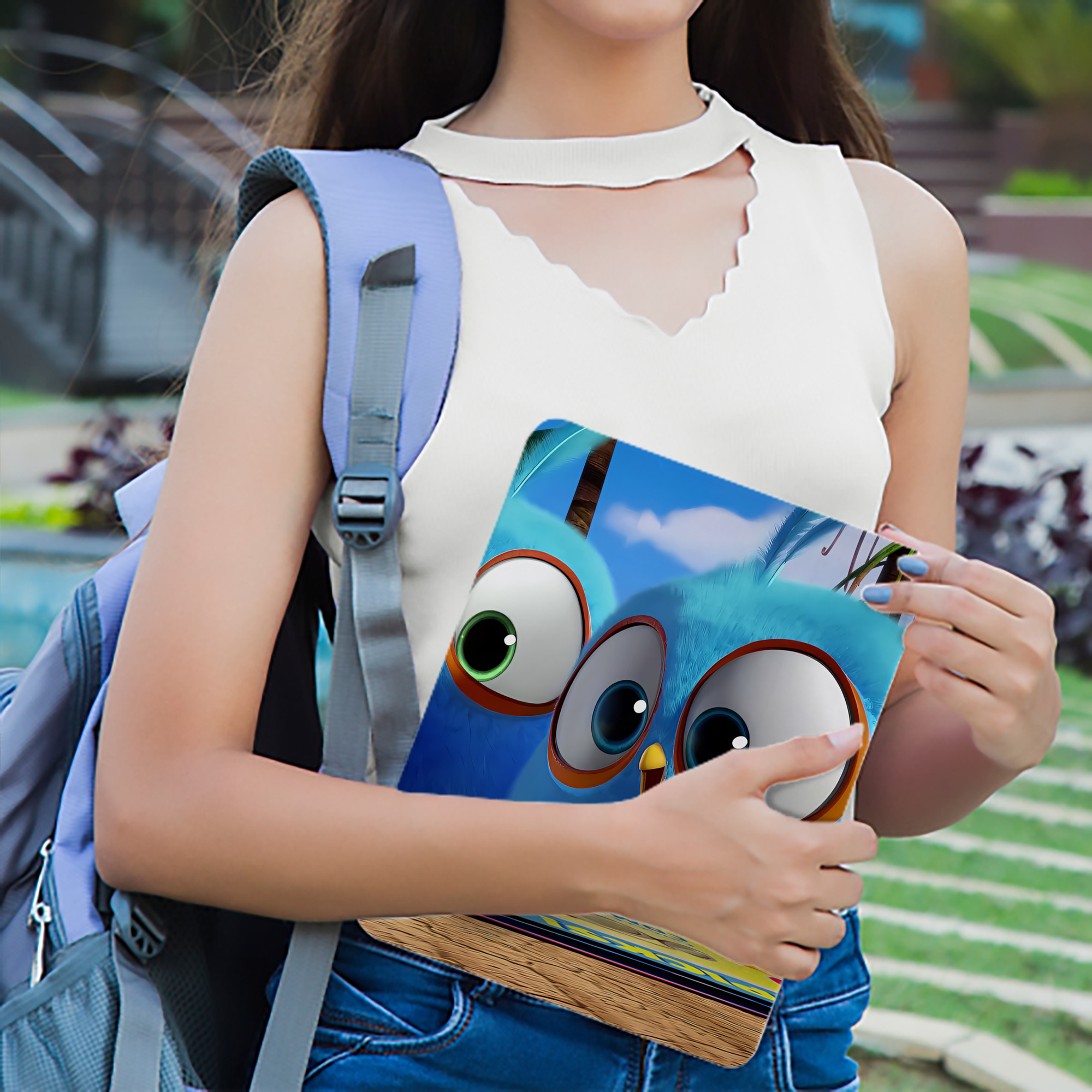 Angry Birds アングリーバード IPadケース ペンホルダー付き ブックスタイルデザイン