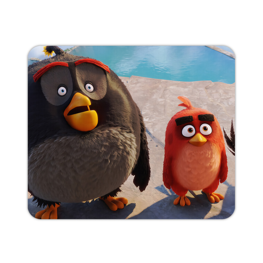 （画像用） Angry Birds アングリーバード マウスパッド ステッチ加工 ラバー素材 防水 滑り止め 超薄型 ゲーミング/オフィス対応