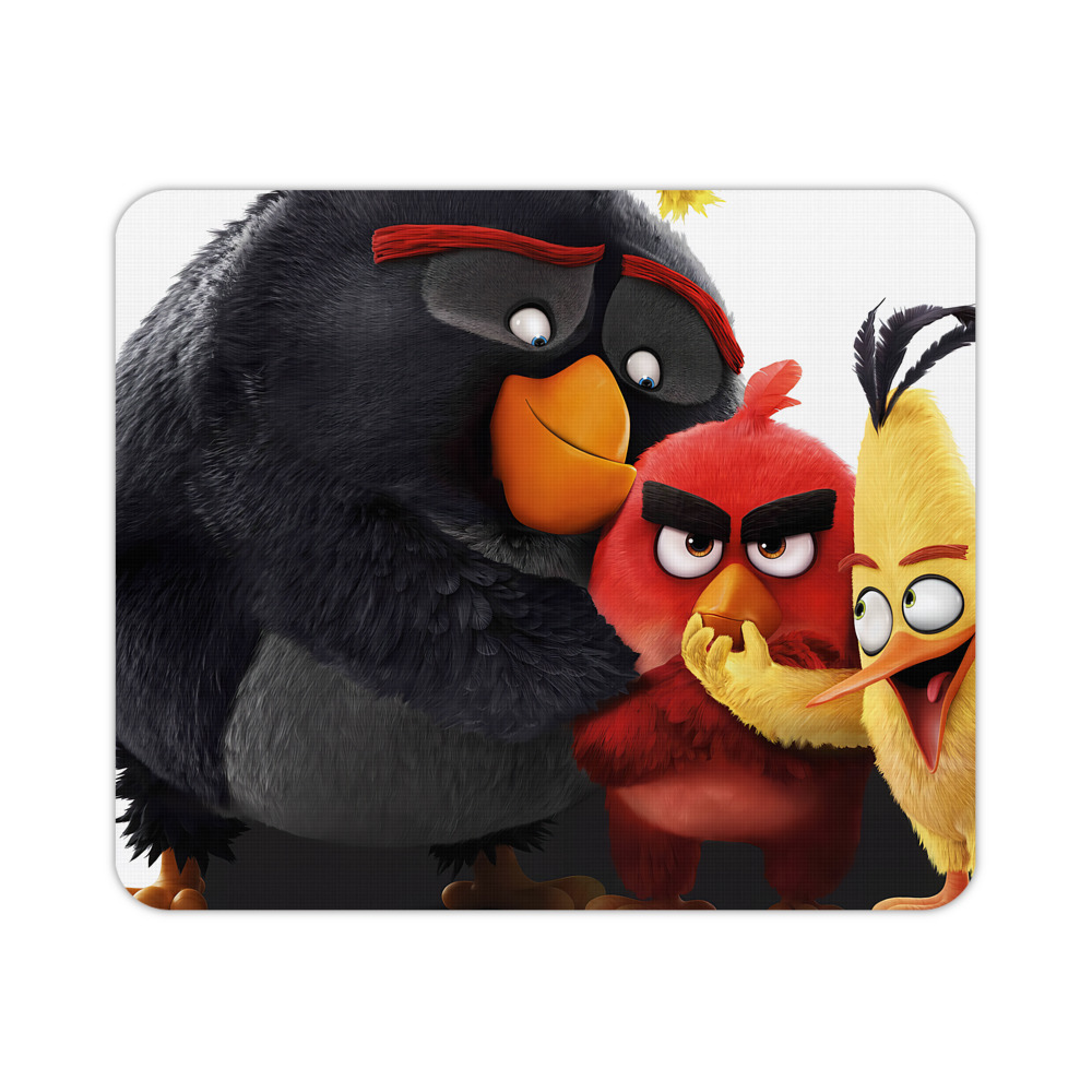 （画像用） Angry Birds アングリーバード マウスパッド ステッチ加工 ラバー素材 防水 滑り止め 超薄型 ゲーミング/オフィス対応