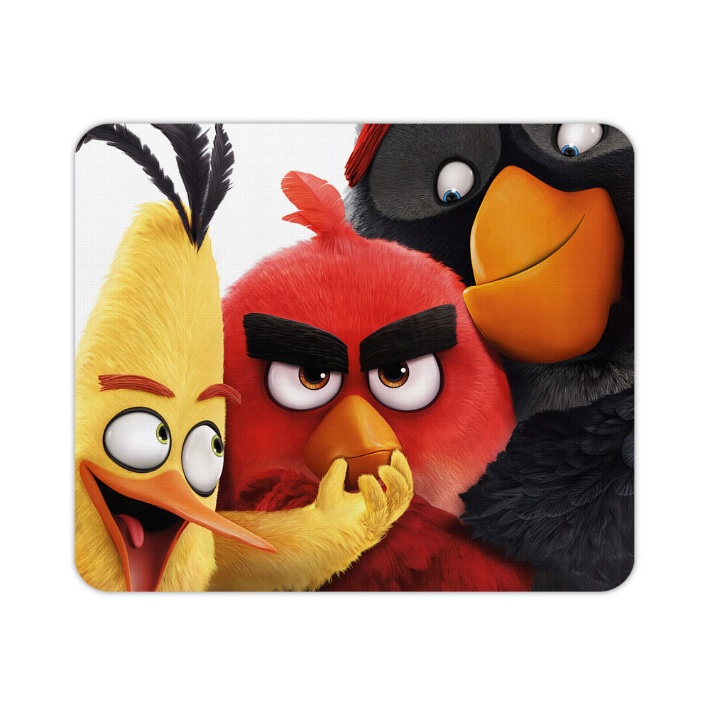 （画像用） Angry Birds アングリーバード マウスパッド ステッチ加工 ラバー素材 防水 滑り止め 超薄型 ゲーミング/オフィス対応