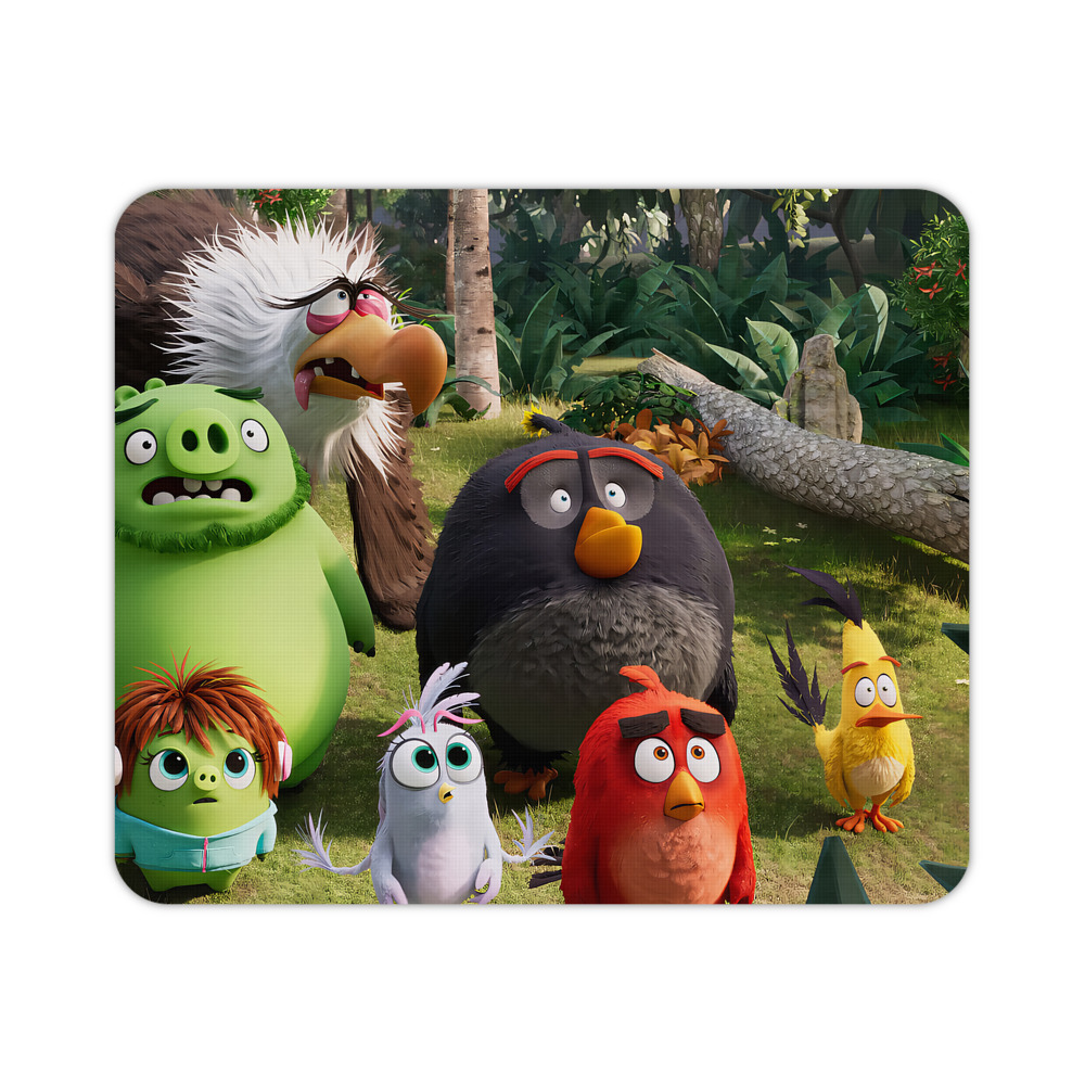 （画像用） Angry Birds アングリーバード マウスパッド ステッチ加工 ラバー素材 防水 滑り止め 超薄型 ゲーミング/オフィス対応