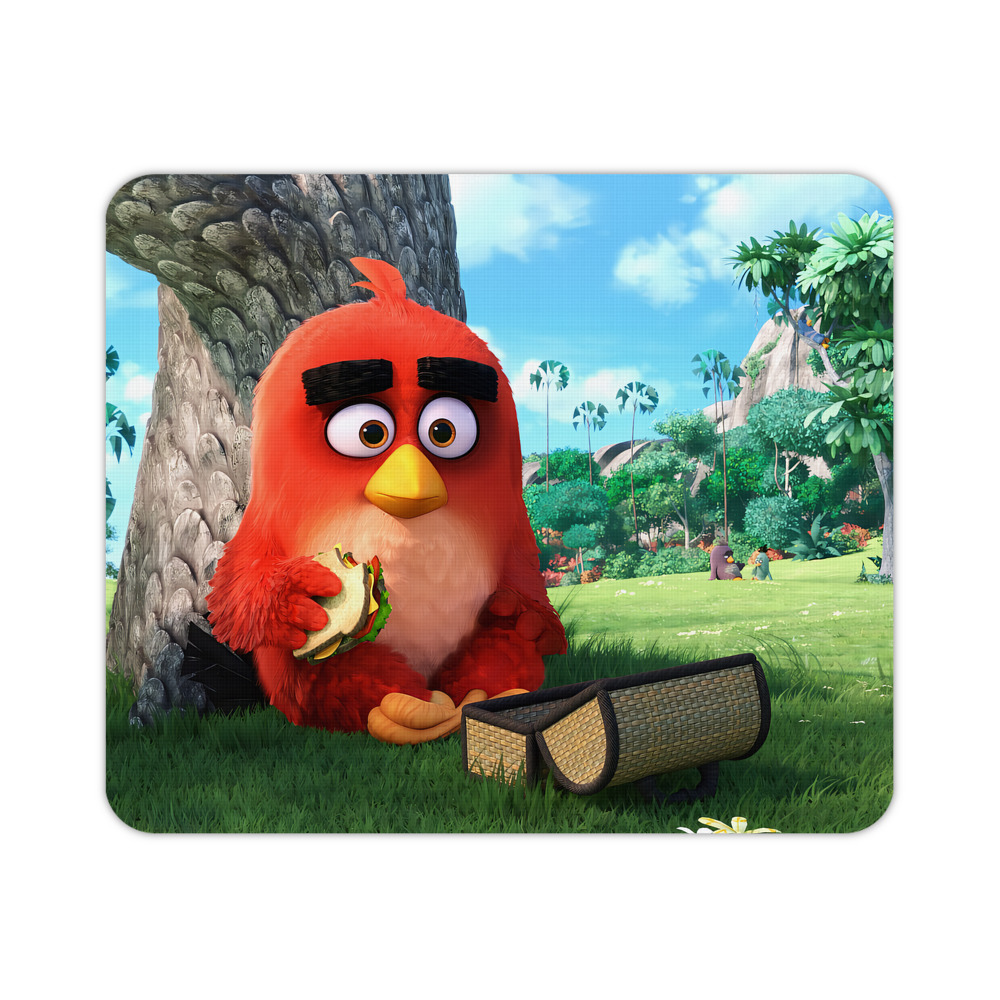 （画像用） Angry Birds アングリーバード マウスパッド ステッチ加工 ラバー素材 防水 滑り止め 超薄型 ゲーミング/オフィス対応