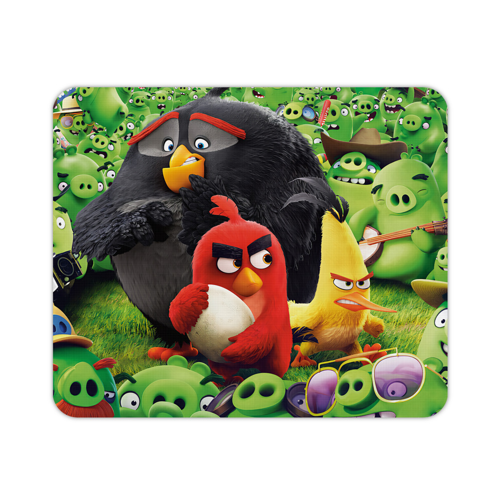 （画像用） Angry Birds アングリーバード マウスパッド ステッチ加工 ラバー素材 防水 滑り止め 超薄型 ゲーミング/オフィス対応