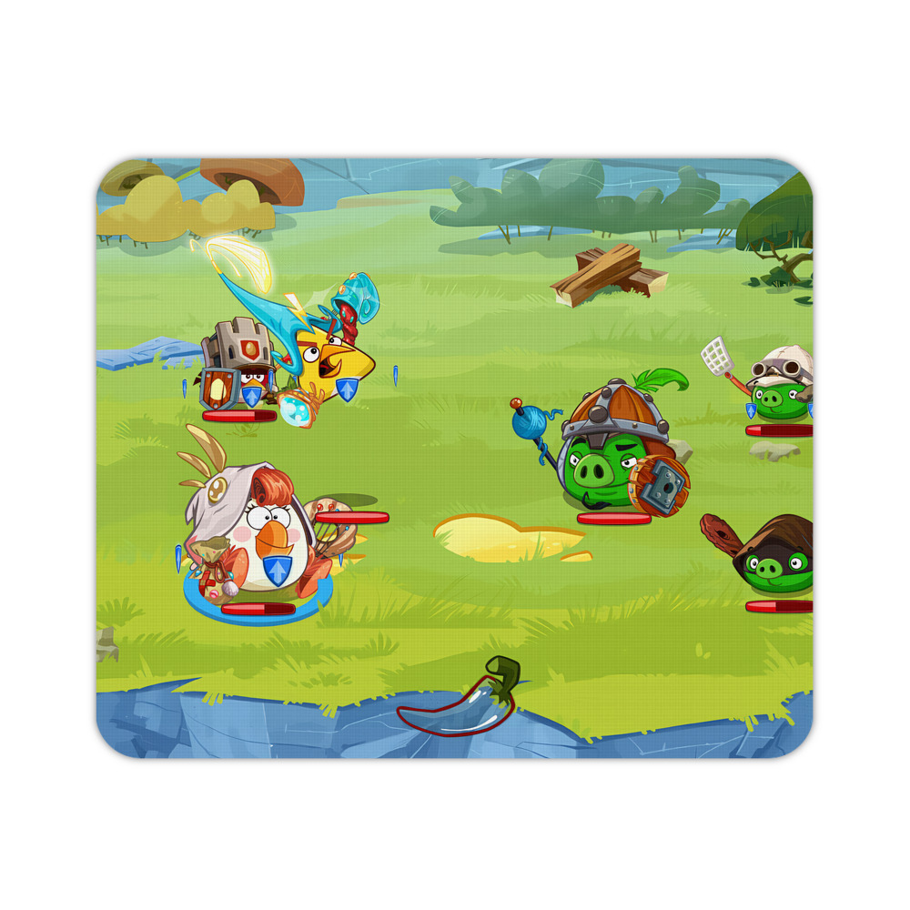 （画像用） Angry Birds アングリーバード マウスパッド ステッチ加工 ラバー素材 防水 滑り止め 超薄型 ゲーミング/オフィス対応