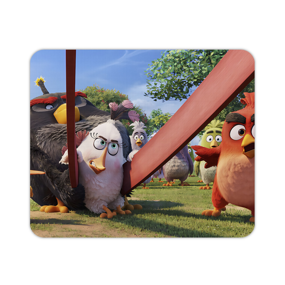 （画像用） Angry Birds アングリーバード マウスパッド ステッチ加工 ラバー素材 防水 滑り止め 超薄型 ゲーミング/オフィス対応