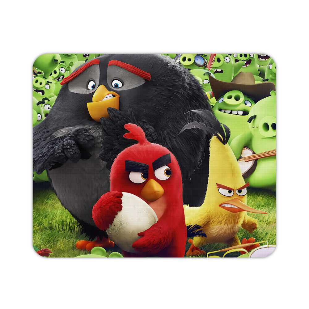 （画像用） Angry Birds アングリーバード マウスパッド ステッチ加工 ラバー素材 防水 滑り止め 超薄型 ゲーミング/オフィス対応