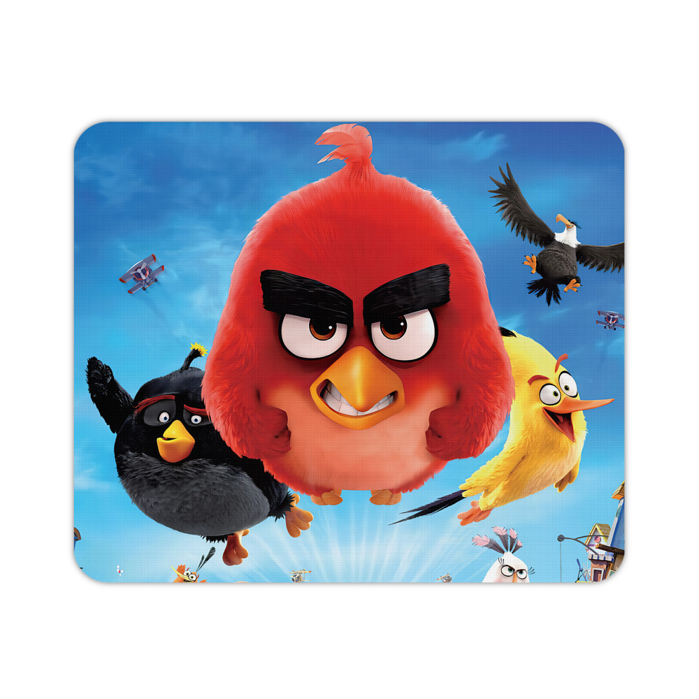 （画像用） Angry Birds アングリーバード マウスパッド ステッチ加工 ラバー素材 防水 滑り止め 超薄型 ゲーミング/オフィス対応
