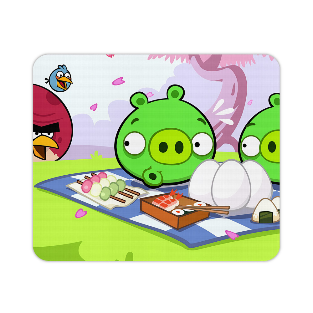 （画像用） Angry Birds アングリーバード マウスパッド ステッチ加工 ラバー素材 防水 滑り止め 超薄型 ゲーミング/オフィス対応