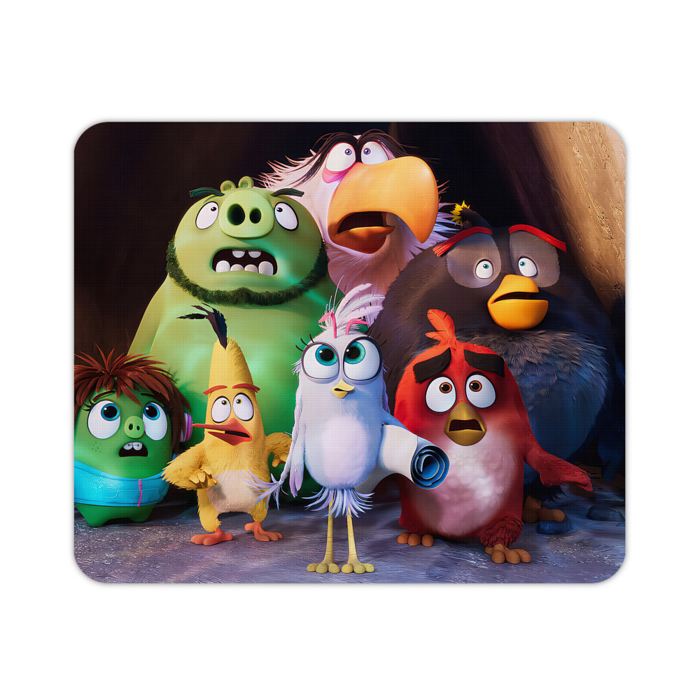（画像用） Angry Birds アングリーバード マウスパッド ステッチ加工 ラバー素材 防水 滑り止め 超薄型 ゲーミング/オフィス対応