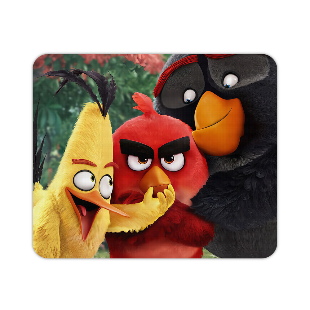 （画像用） Angry Birds アングリーバード マウスパッド ステッチ加工 ラバー素材 防水 滑り止め 超薄型 ゲーミング/オフィス対応
