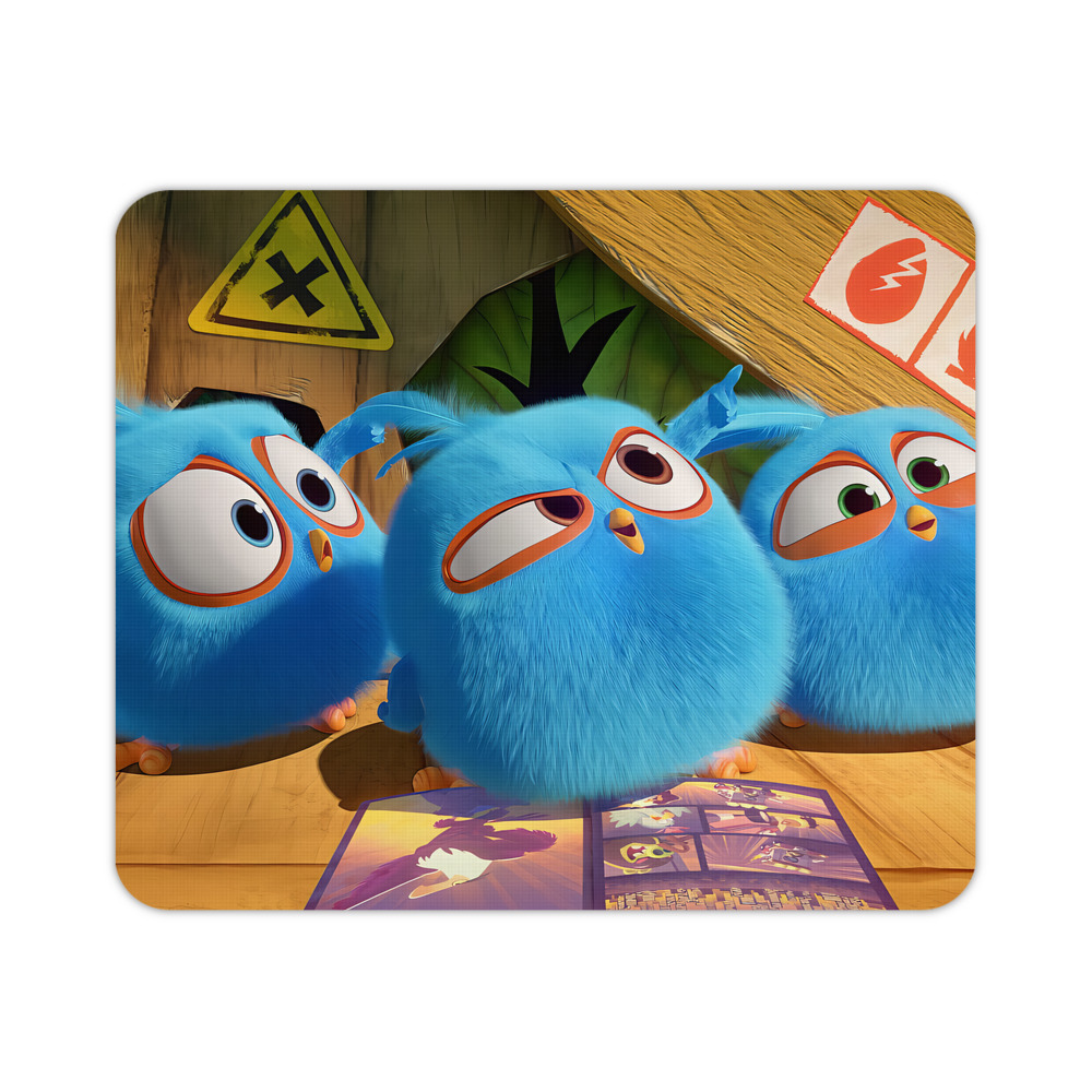 （画像用） Angry Birds アングリーバード マウスパッド ステッチ加工 ラバー素材 防水 滑り止め 超薄型 ゲーミング/オフィス対応
