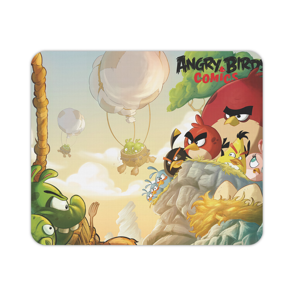 （画像用） Angry Birds アングリーバード マウスパッド ステッチ加工 ラバー素材 防水 滑り止め 超薄型 ゲーミング/オフィス対応