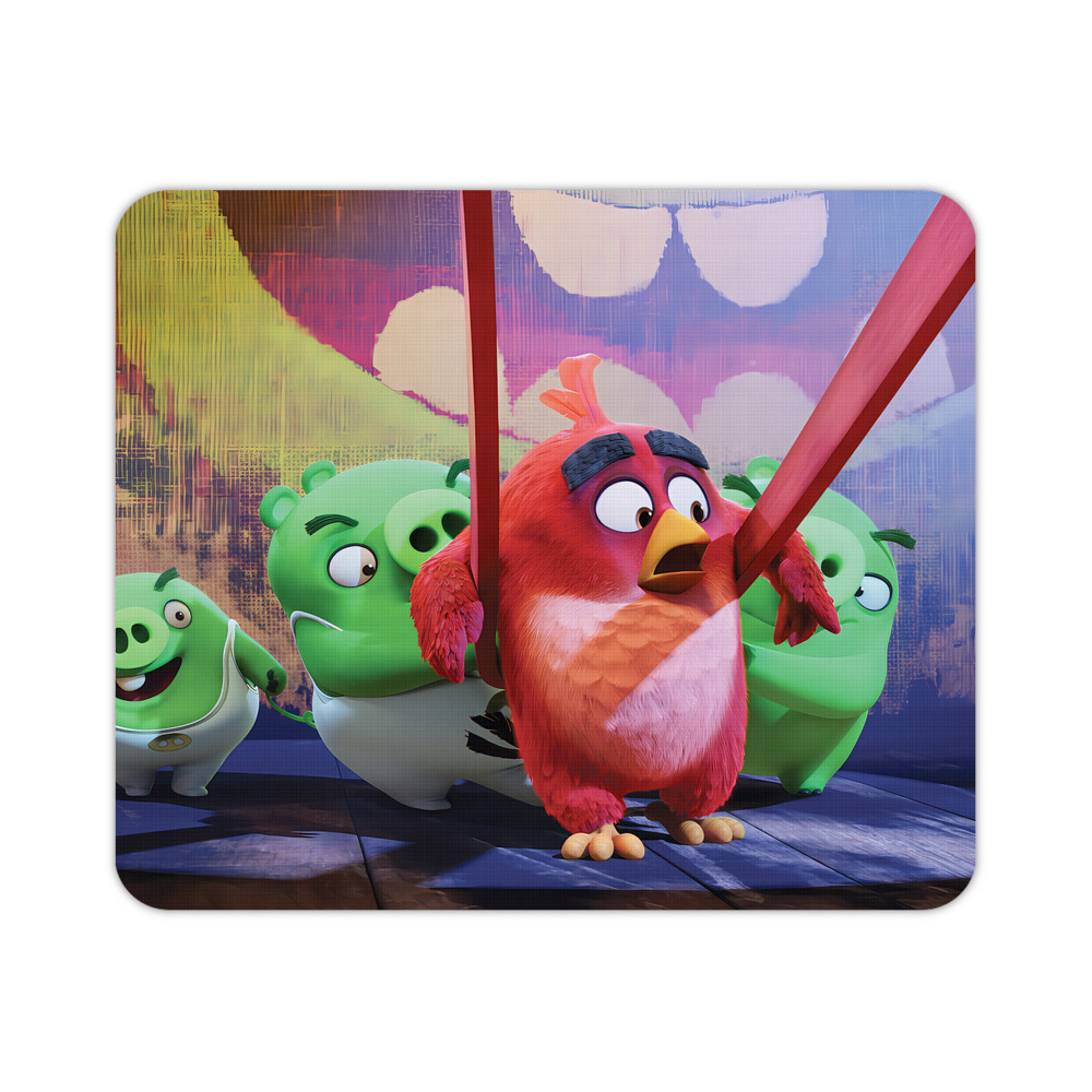 （画像用） Angry Birds アングリーバード マウスパッド ステッチ加工 ラバー素材 防水 滑り止め 超薄型 ゲーミング/オフィス対応