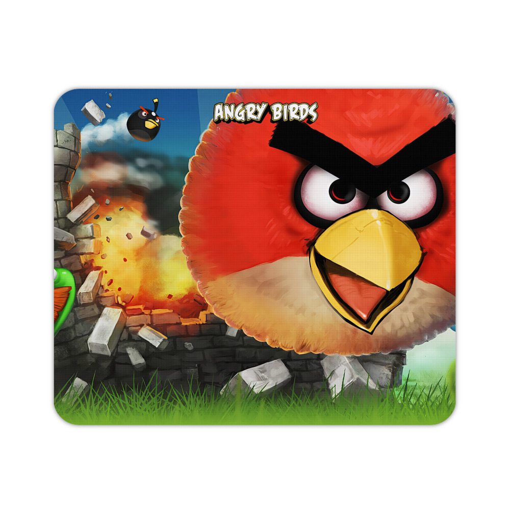 （画像用） Angry Birds アングリーバード マウスパッド ステッチ加工 ラバー素材 防水 滑り止め 超薄型 ゲーミング/オフィス対応