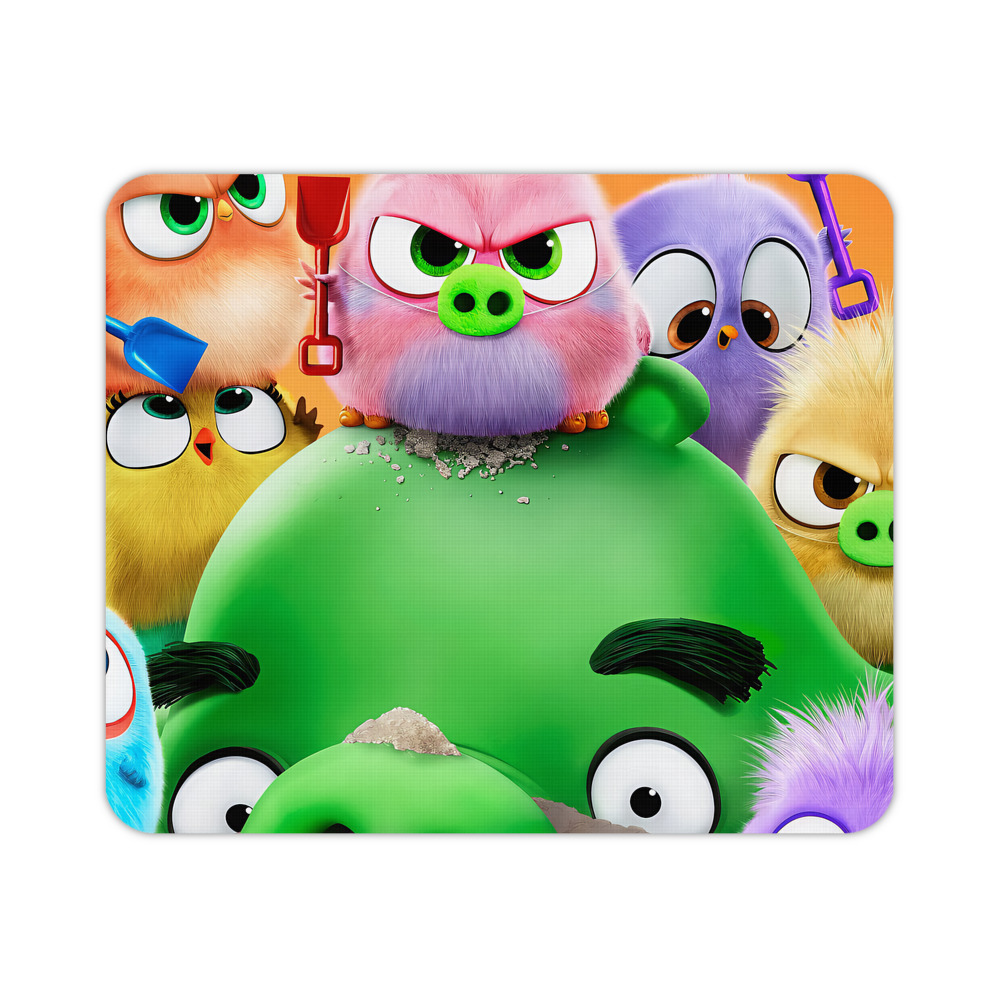 （画像用） Angry Birds アングリーバード マウスパッド ステッチ加工 ラバー素材 防水 滑り止め 超薄型 ゲーミング/オフィス対応