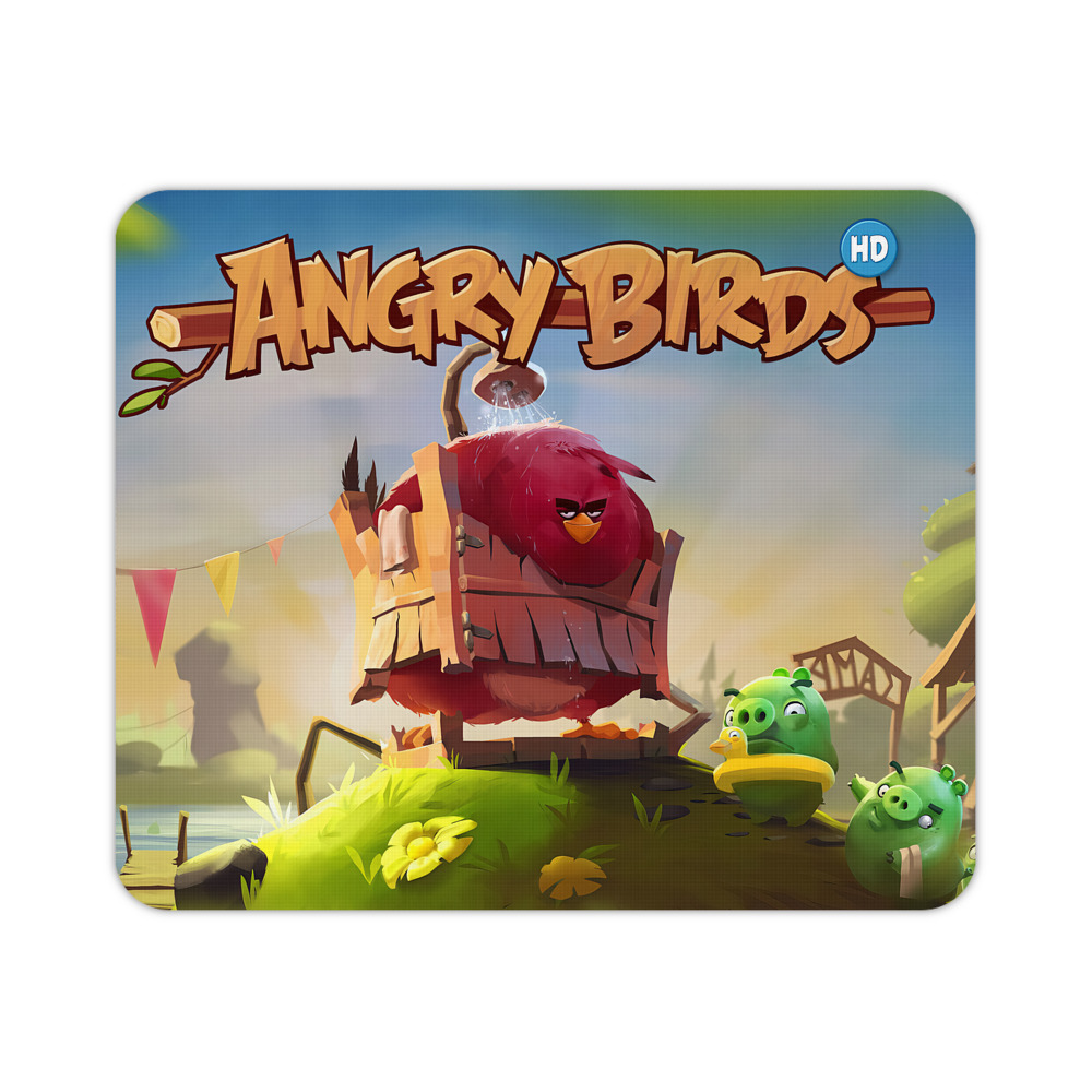 （画像用） Angry Birds アングリーバード マウスパッド ステッチ加工 ラバー素材 防水 滑り止め 超薄型 ゲーミング/オフィス対応