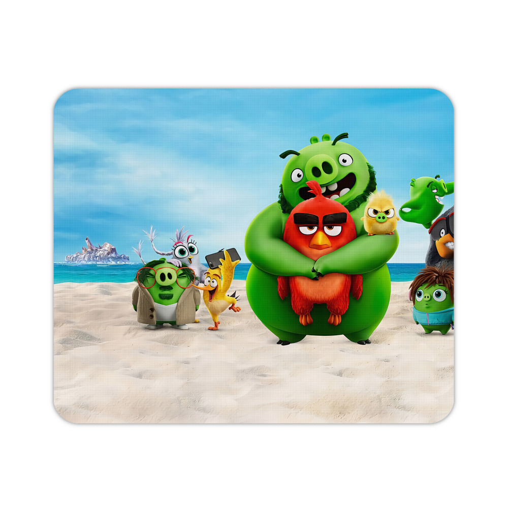 （画像用） Angry Birds アングリーバード マウスパッド ステッチ加工 ラバー素材 防水 滑り止め 超薄型 ゲーミング/オフィス対応