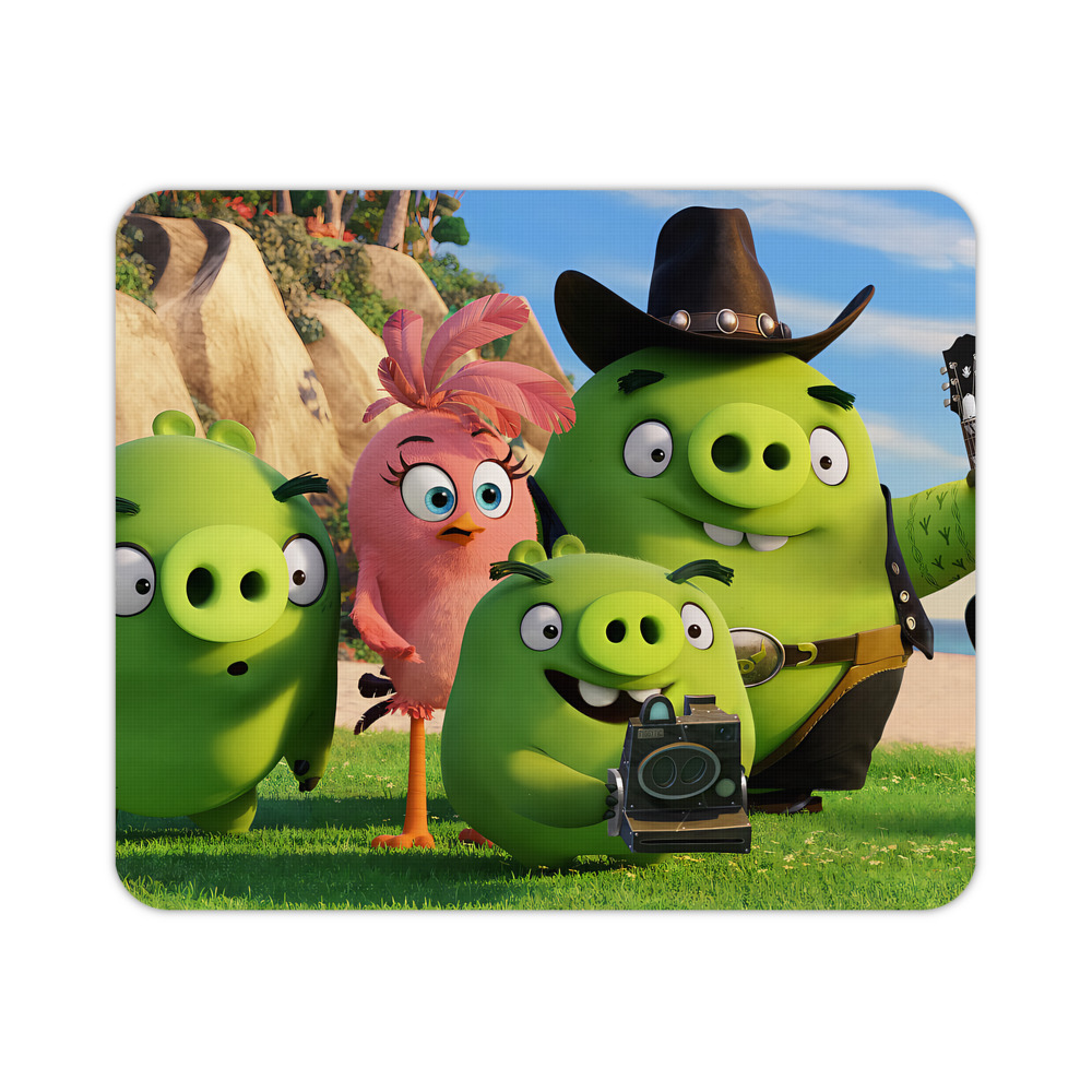 （画像用） Angry Birds アングリーバード マウスパッド ステッチ加工 ラバー素材 防水 滑り止め 超薄型 ゲーミング/オフィス対応