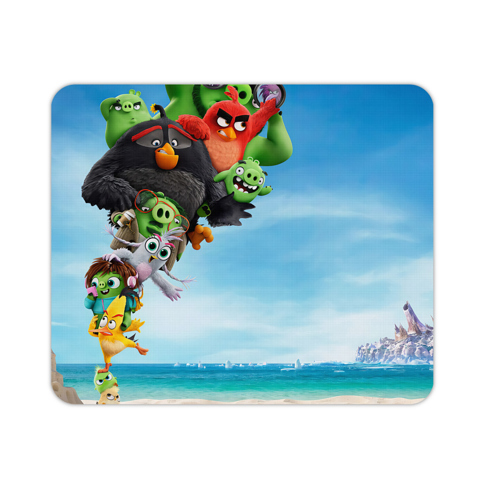 （画像用） Angry Birds アングリーバード マウスパッド ステッチ加工 ラバー素材 防水 滑り止め 超薄型 ゲーミング/オフィス対応