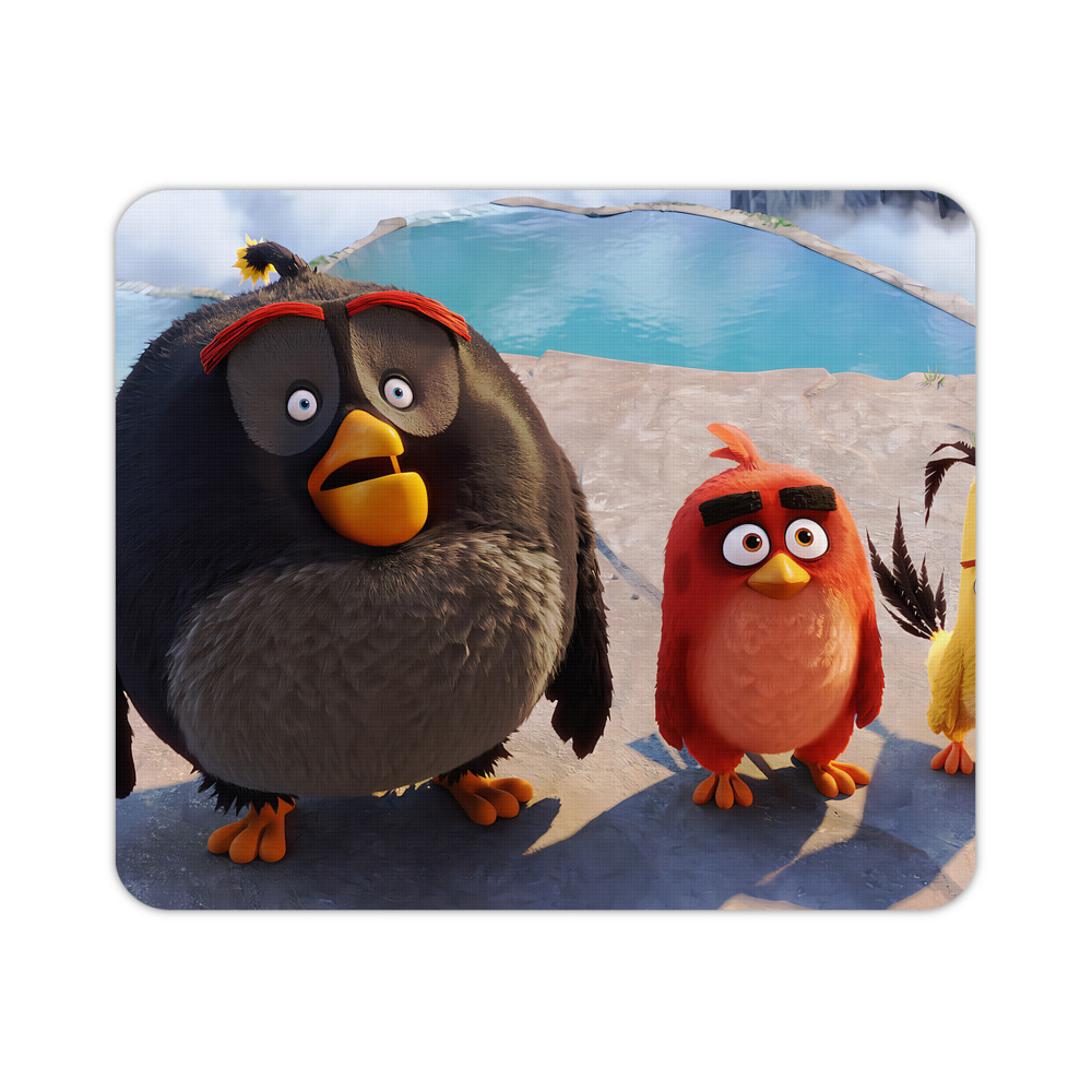 （画像用） Angry Birds アングリーバード マウスパッド ステッチ加工 ラバー素材 防水 滑り止め 超薄型 ゲーミング/オフィス対応
