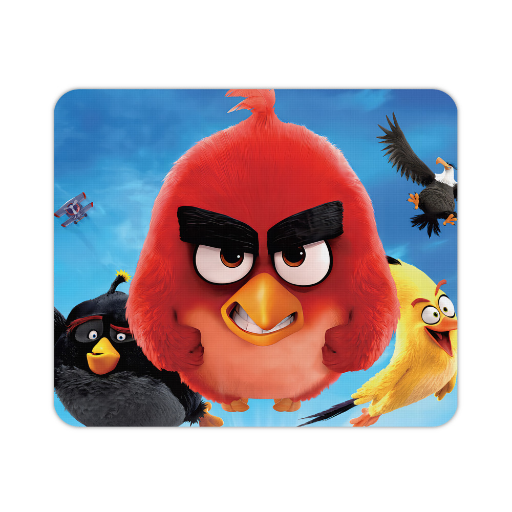 （画像用） Angry Birds アングリーバード マウスパッド ステッチ加工 ラバー素材 防水 滑り止め 超薄型 ゲーミング/オフィス対応