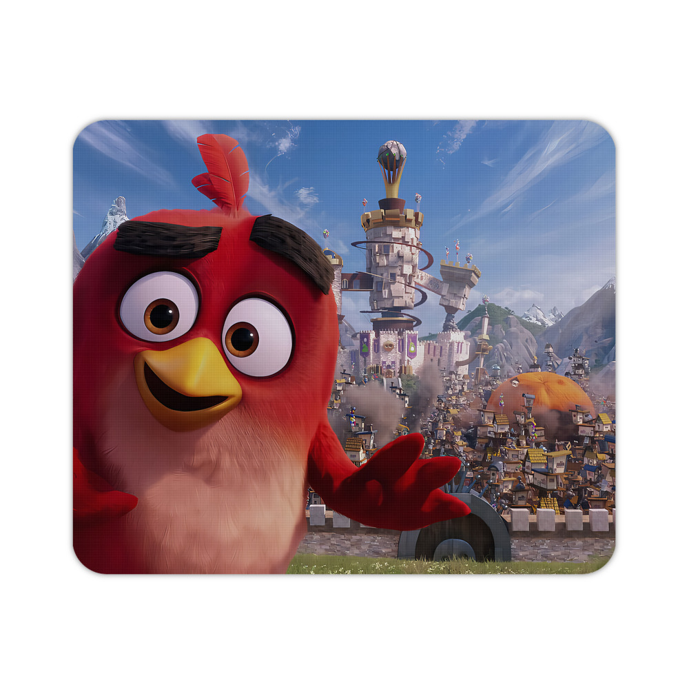 （画像用） Angry Birds アングリーバード マウスパッド ステッチ加工 ラバー素材 防水 滑り止め 超薄型 ゲーミング/オフィス対応