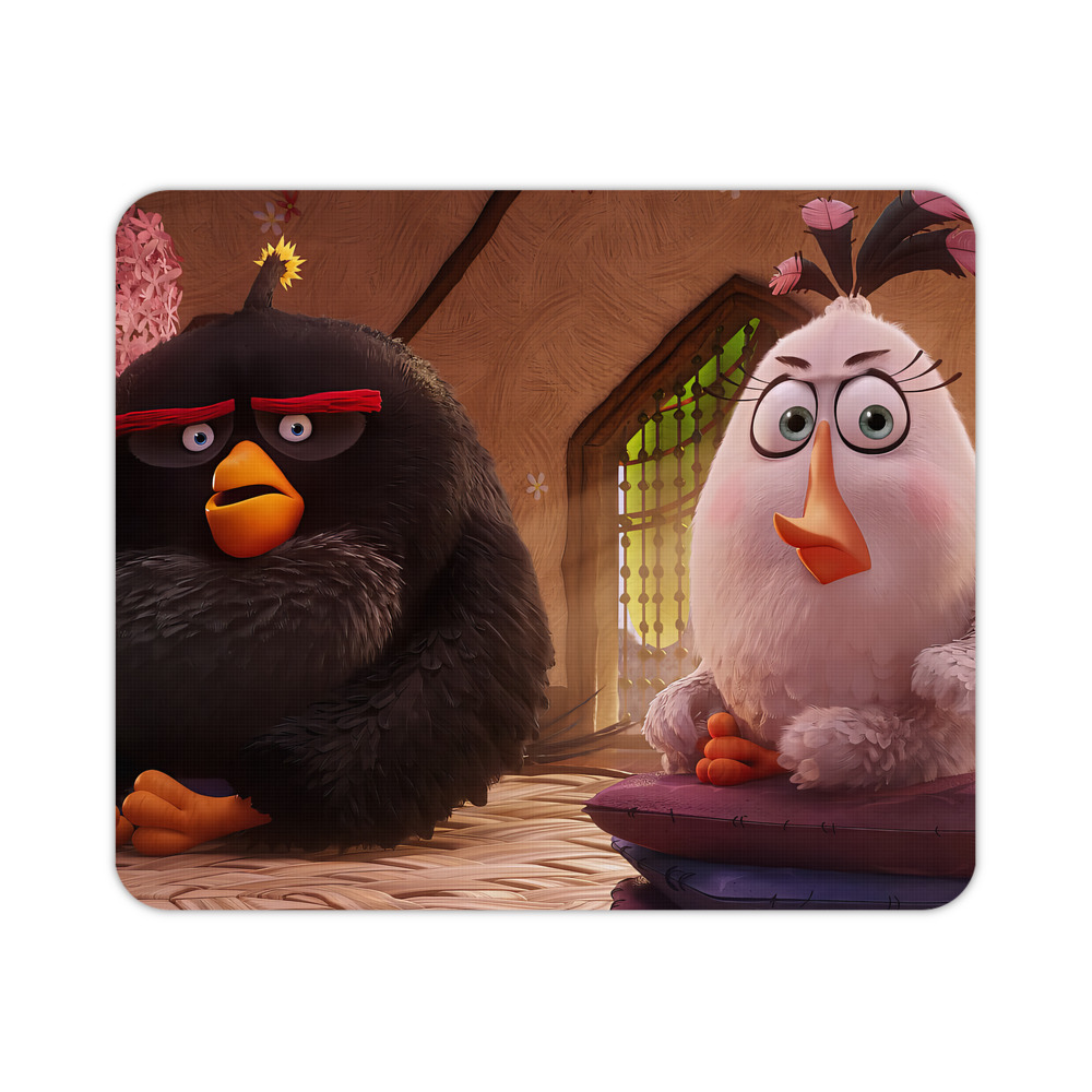 （画像用） Angry Birds アングリーバード マウスパッド ステッチ加工 ラバー素材 防水 滑り止め 超薄型 ゲーミング/オフィス対応