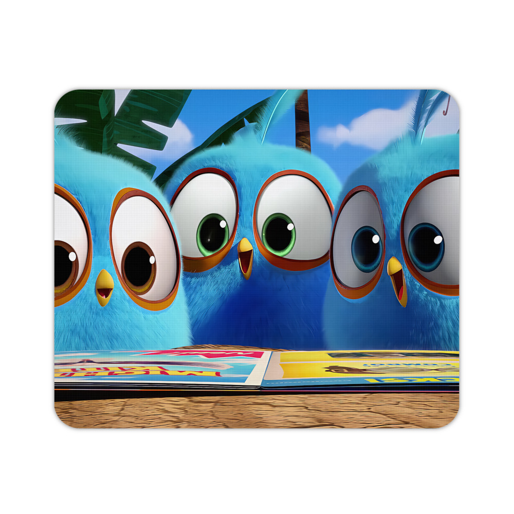 （画像用） Angry Birds アングリーバード マウスパッド ステッチ加工 ラバー素材 防水 滑り止め 超薄型 ゲーミング/オフィス対応
