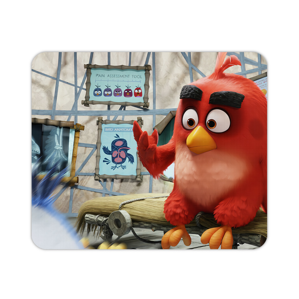 （画像用） Angry Birds アングリーバード マウスパッド ステッチ加工 ラバー素材 防水 滑り止め 超薄型 ゲーミング/オフィス対応