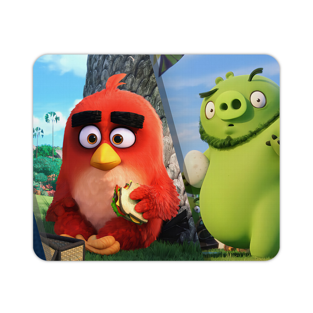 （画像用） Angry Birds アングリーバード マウスパッド ステッチ加工 ラバー素材 防水 滑り止め 超薄型 ゲーミング/オフィス対応