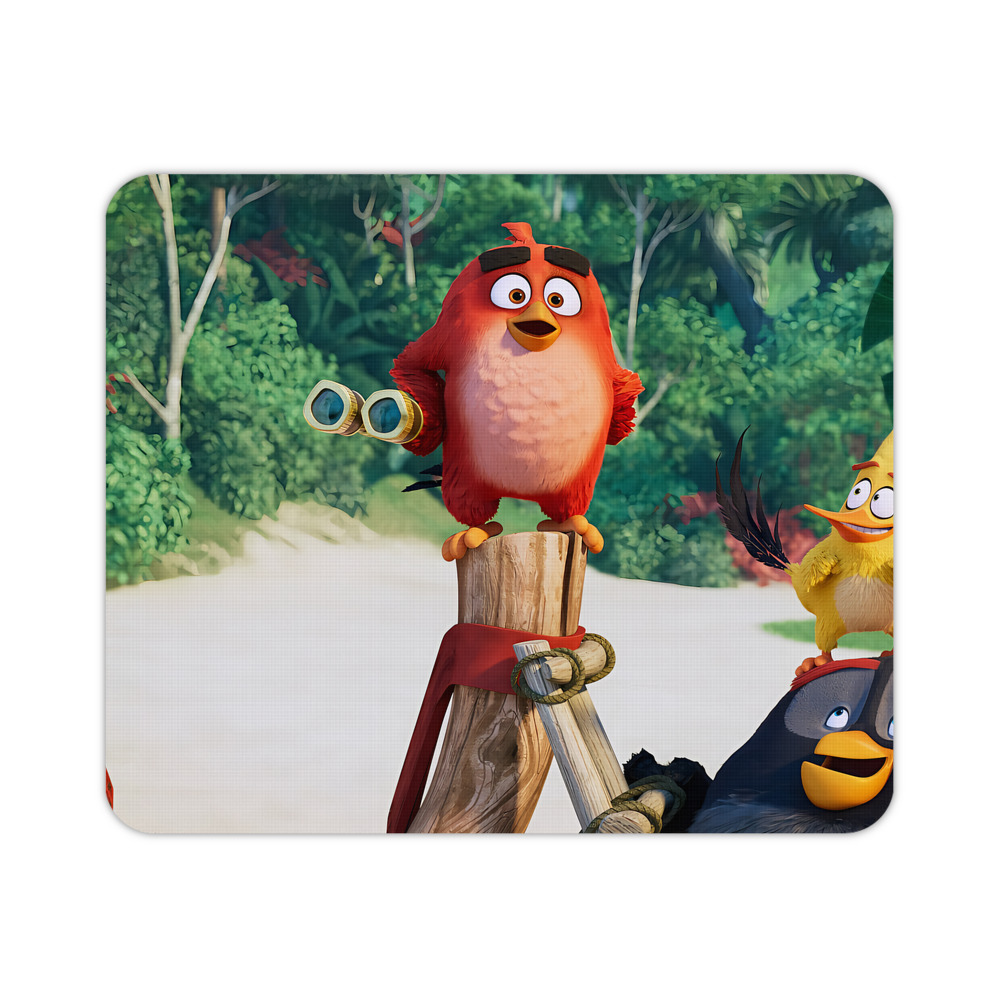（画像用） Angry Birds アングリーバード マウスパッド ステッチ加工 ラバー素材 防水 滑り止め 超薄型 ゲーミング/オフィス対応