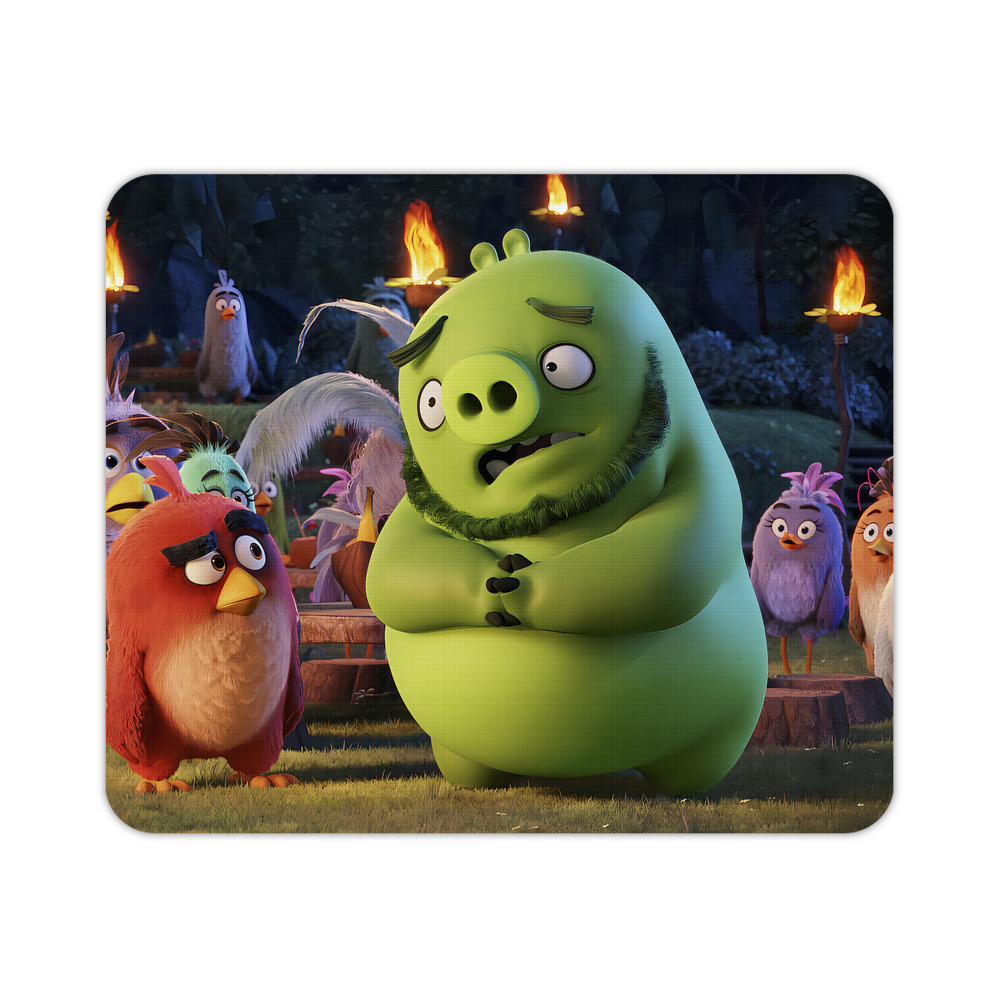 （画像用） Angry Birds アングリーバード マウスパッド ステッチ加工 ラバー素材 防水 滑り止め 超薄型 ゲーミング/オフィス対応