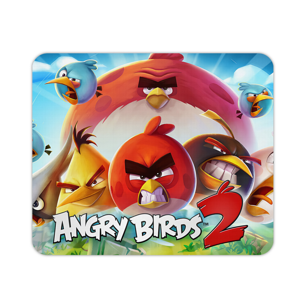 （画像用） Angry Birds アングリーバード マウスパッド ステッチ加工 ラバー素材 防水 滑り止め 超薄型 ゲーミング/オフィス対応