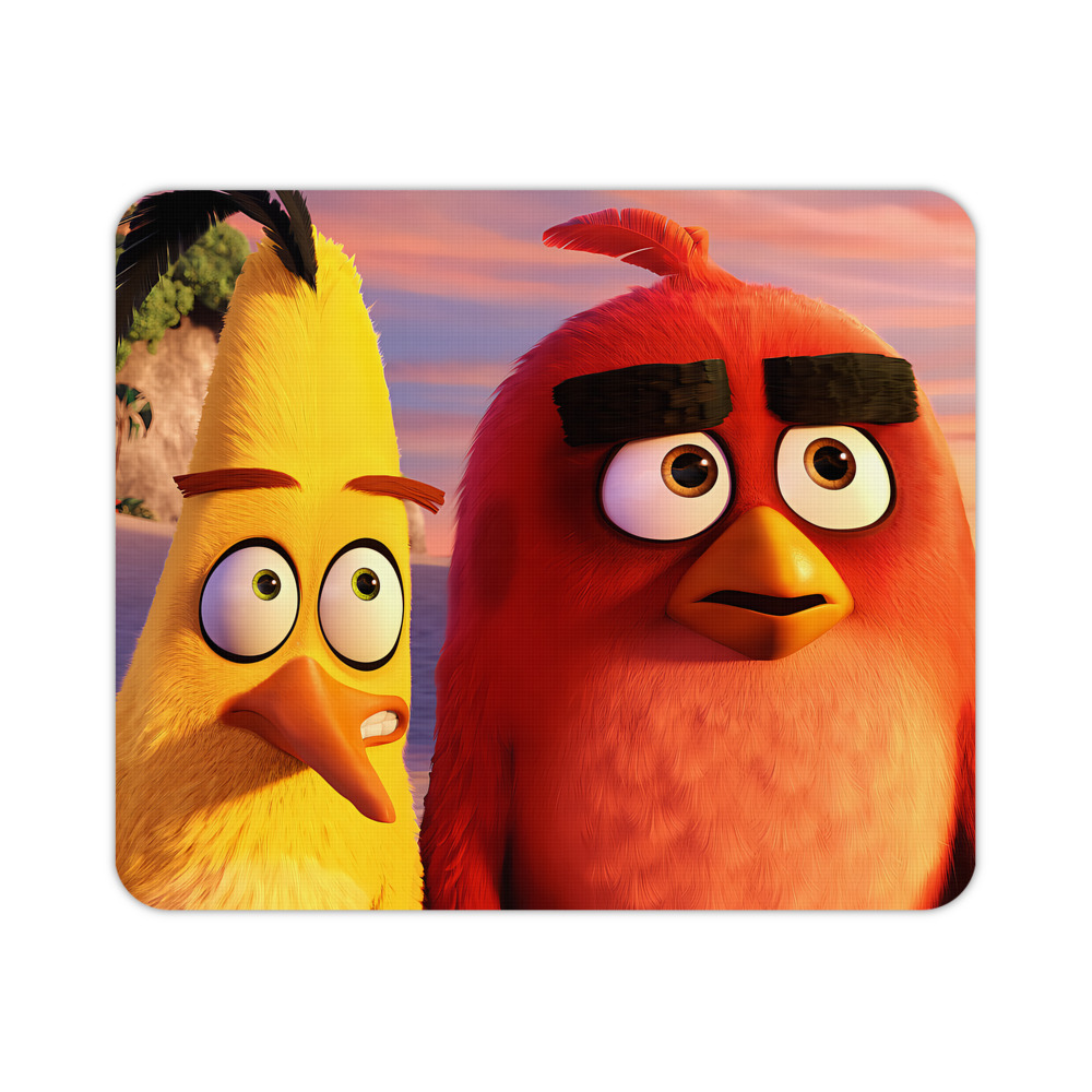 （画像用） Angry Birds アングリーバード マウスパッド ステッチ加工 ラバー素材 防水 滑り止め 超薄型 ゲーミング/オフィス対応