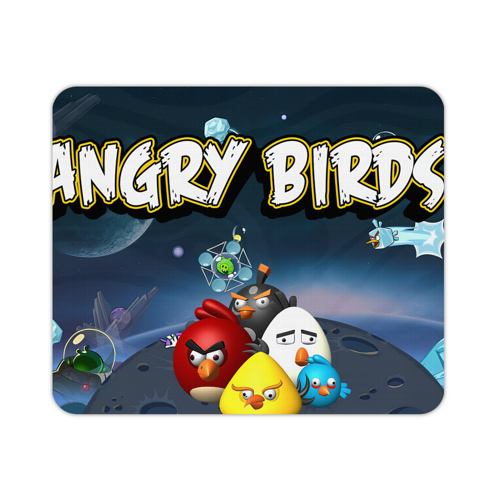 （画像用） Angry Birds アングリーバード マウスパッド ステッチ加工 ラバー素材 防水 滑り止め 超薄型 ゲーミング/オフィス対応