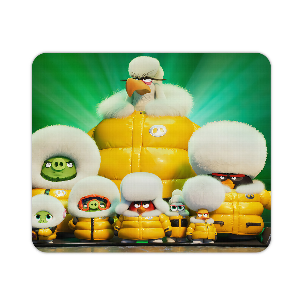 （画像用） Angry Birds アングリーバード マウスパッド ステッチ加工 ラバー素材 防水 滑り止め 超薄型 ゲーミング/オフィス対応