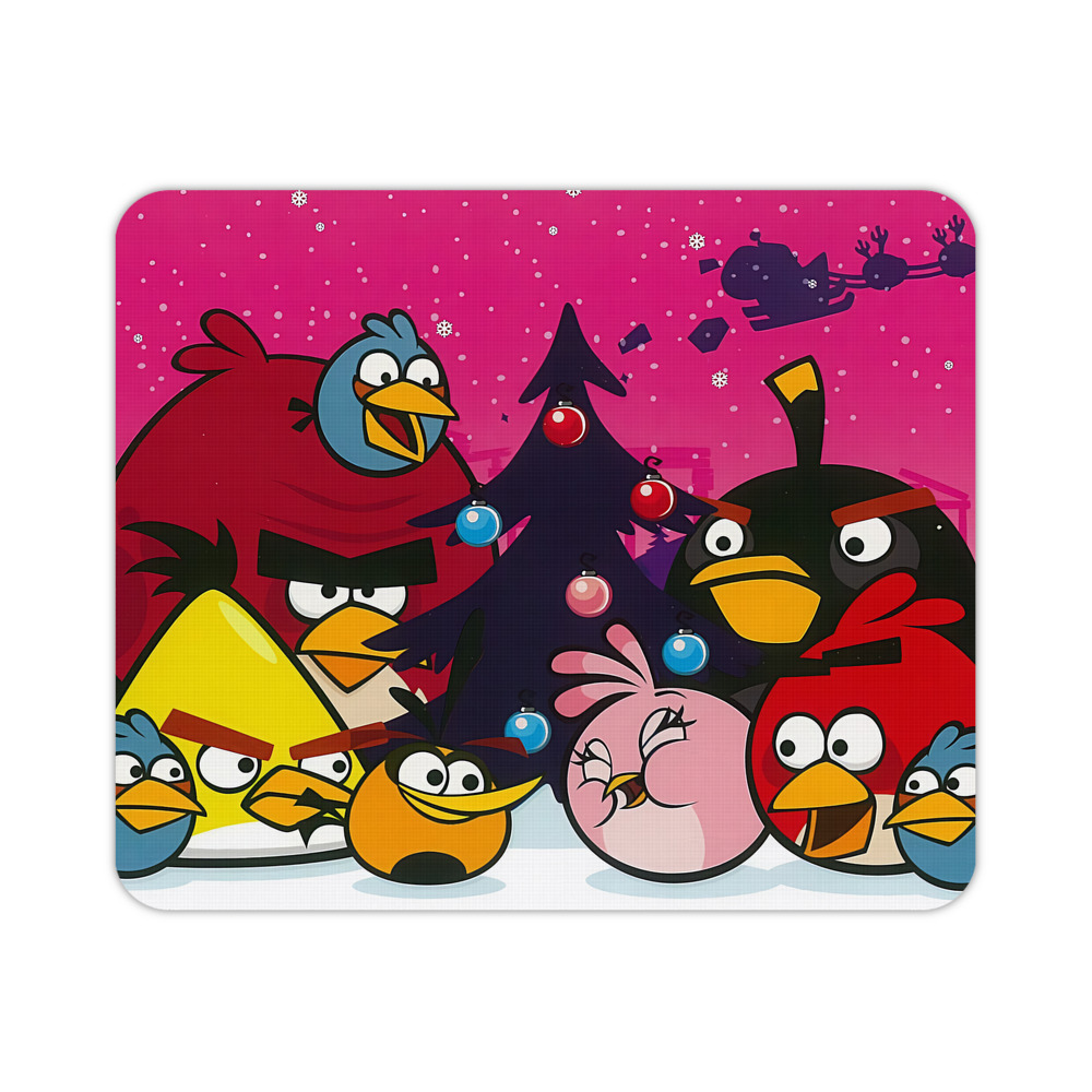 （画像用） Angry Birds アングリーバード マウスパッド ステッチ加工 ラバー素材 防水 滑り止め 超薄型 ゲーミング/オフィス対応