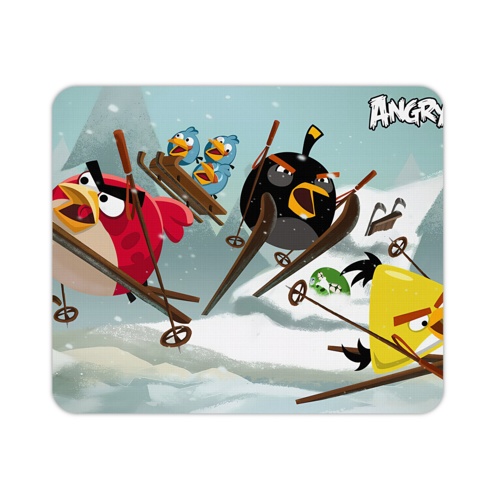 （画像用） Angry Birds アングリーバード マウスパッド ステッチ加工 ラバー素材 防水 滑り止め 超薄型 ゲーミング/オフィス対応