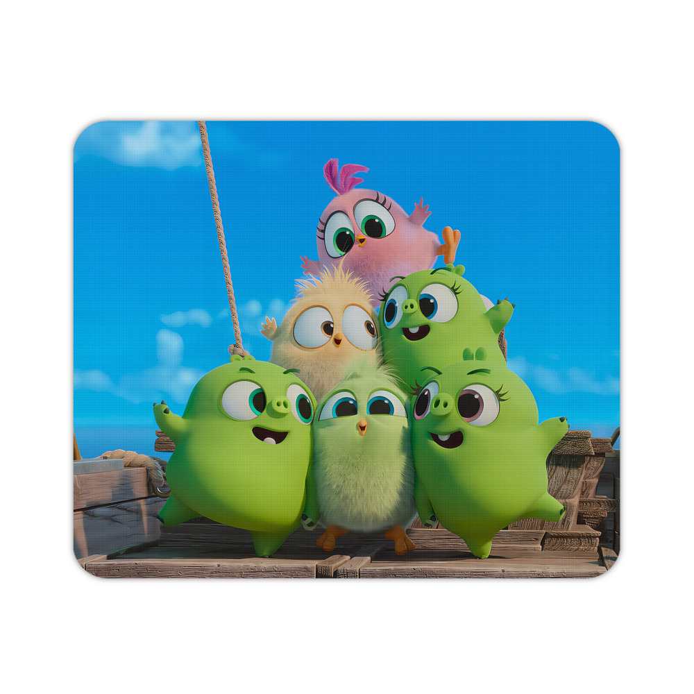（画像用） Angry Birds アングリーバード マウスパッド ステッチ加工 ラバー素材 防水 滑り止め 超薄型 ゲーミング/オフィス対応