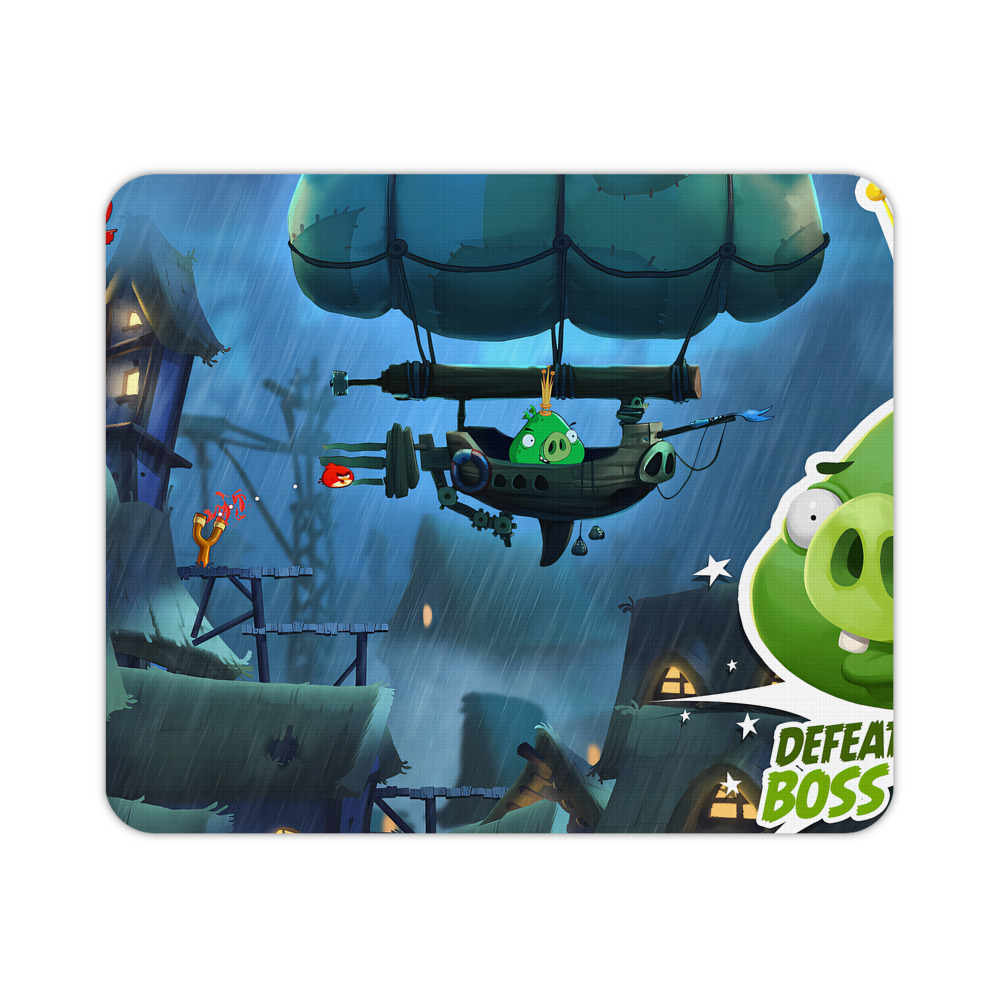 （画像用） Angry Birds アングリーバード マウスパッド ステッチ加工 ラバー素材 防水 滑り止め 超薄型 ゲーミング/オフィス対応