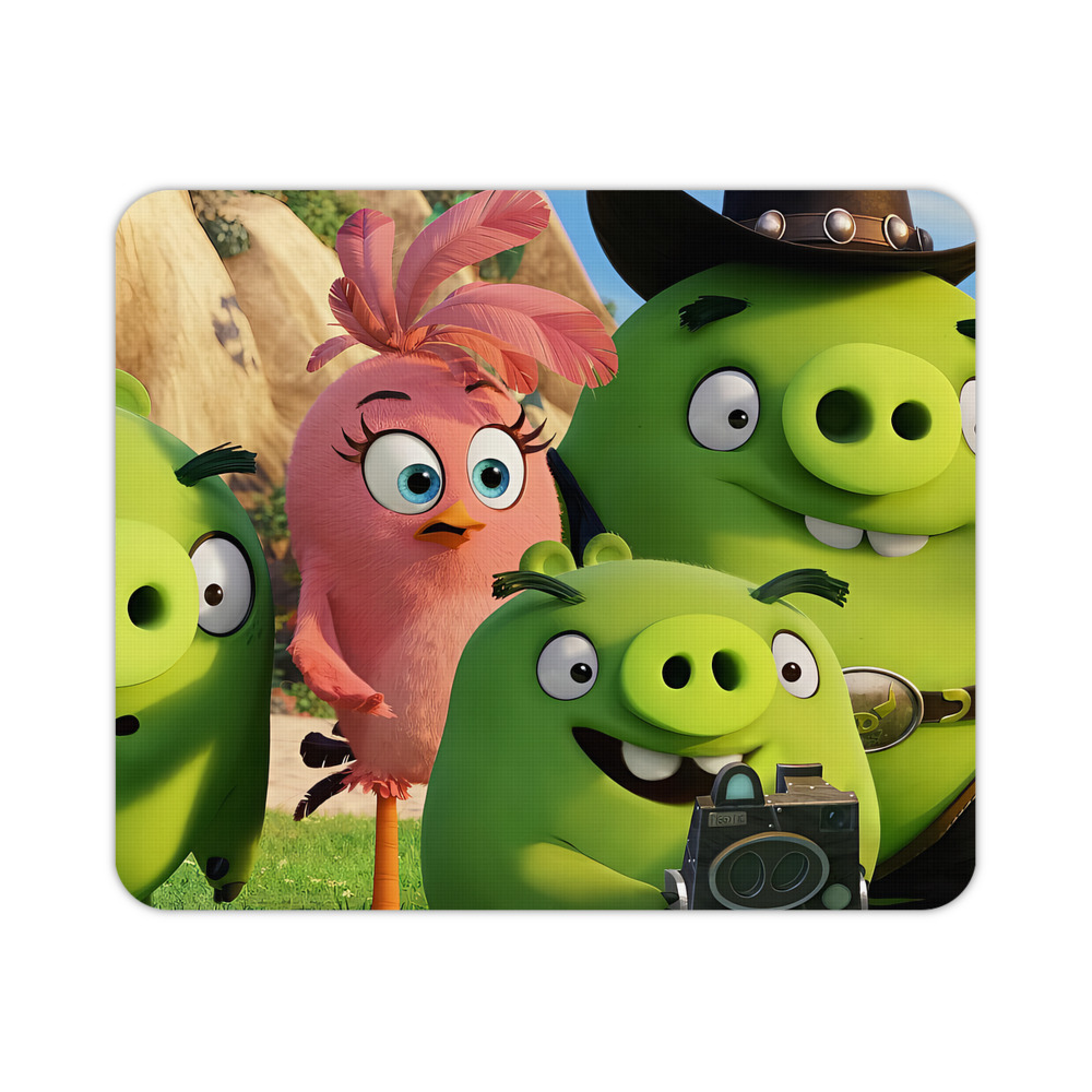 （画像用） Angry Birds アングリーバード マウスパッド ステッチ加工 ラバー素材 防水 滑り止め 超薄型 ゲーミング/オフィス対応