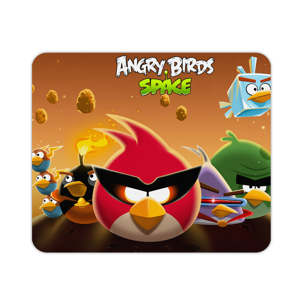 （画像用） Angry Birds アングリーバード マウスパッド ステッチ加工 ラバー素材 防水 滑り止め 超薄型 ゲーミング/オフィス対応