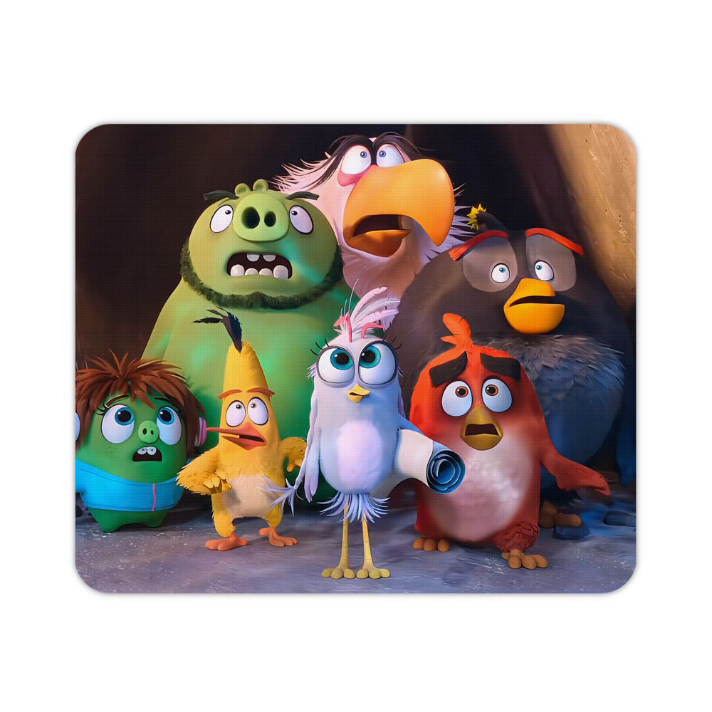 （画像用） Angry Birds アングリーバード マウスパッド ステッチ加工 ラバー素材 防水 滑り止め 超薄型 ゲーミング/オフィス対応