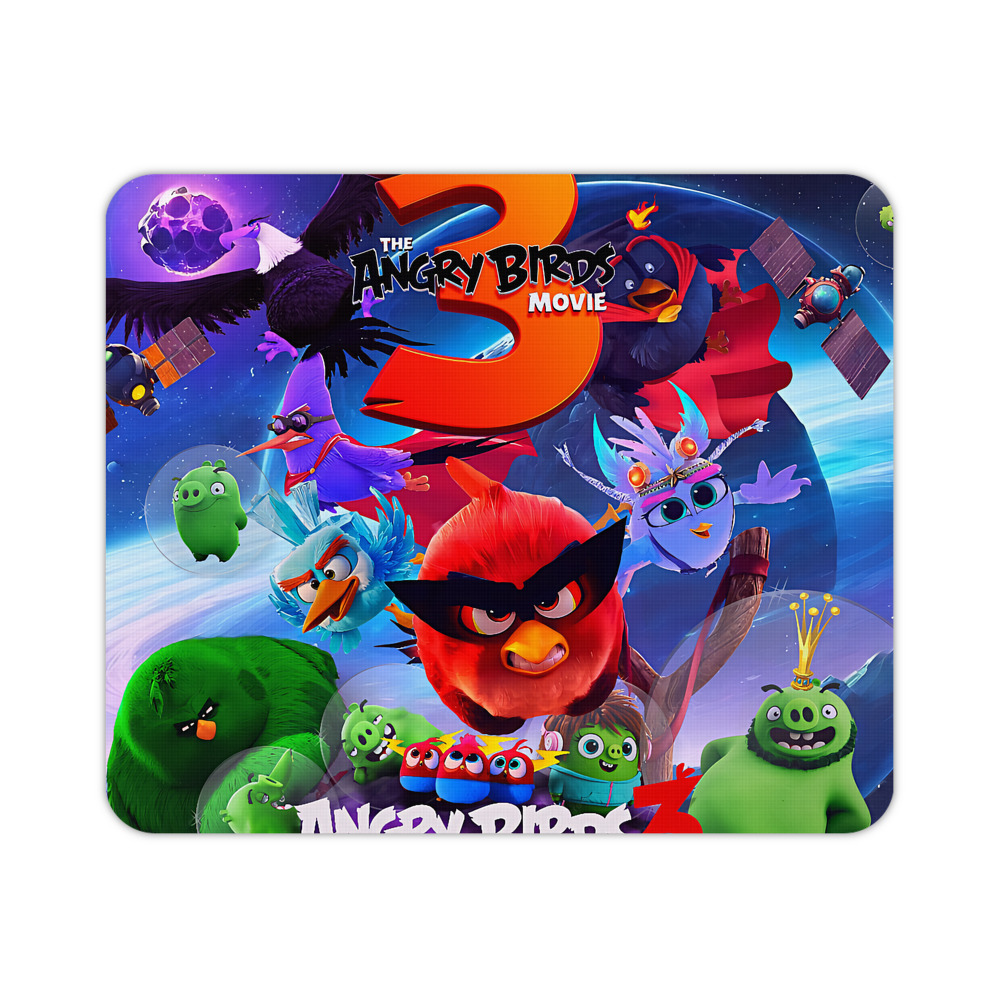 （画像用） Angry Birds アングリーバード マウスパッド ステッチ加工 ラバー素材 防水 滑り止め 超薄型 ゲーミング/オフィス対応