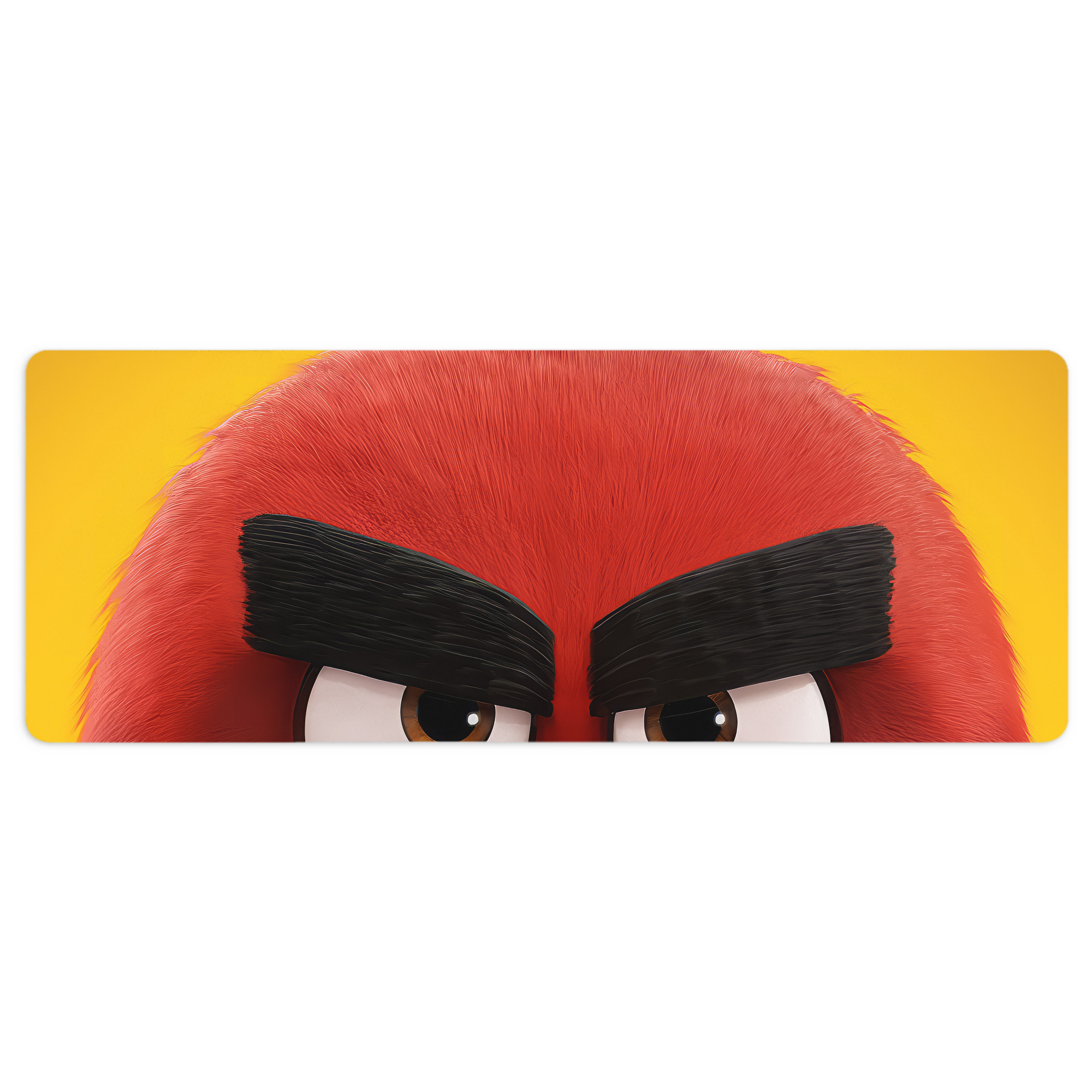 （画像用） Angry Birds アングリーバード ステッチ加工 大判デスクマット／滑り止めマウスパッド